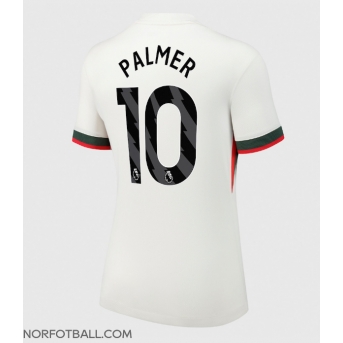 Billige Fotballdrakt Chelsea Cole Palmer #10 Replika Bortedrakt Dame 2025-26 Kortermet